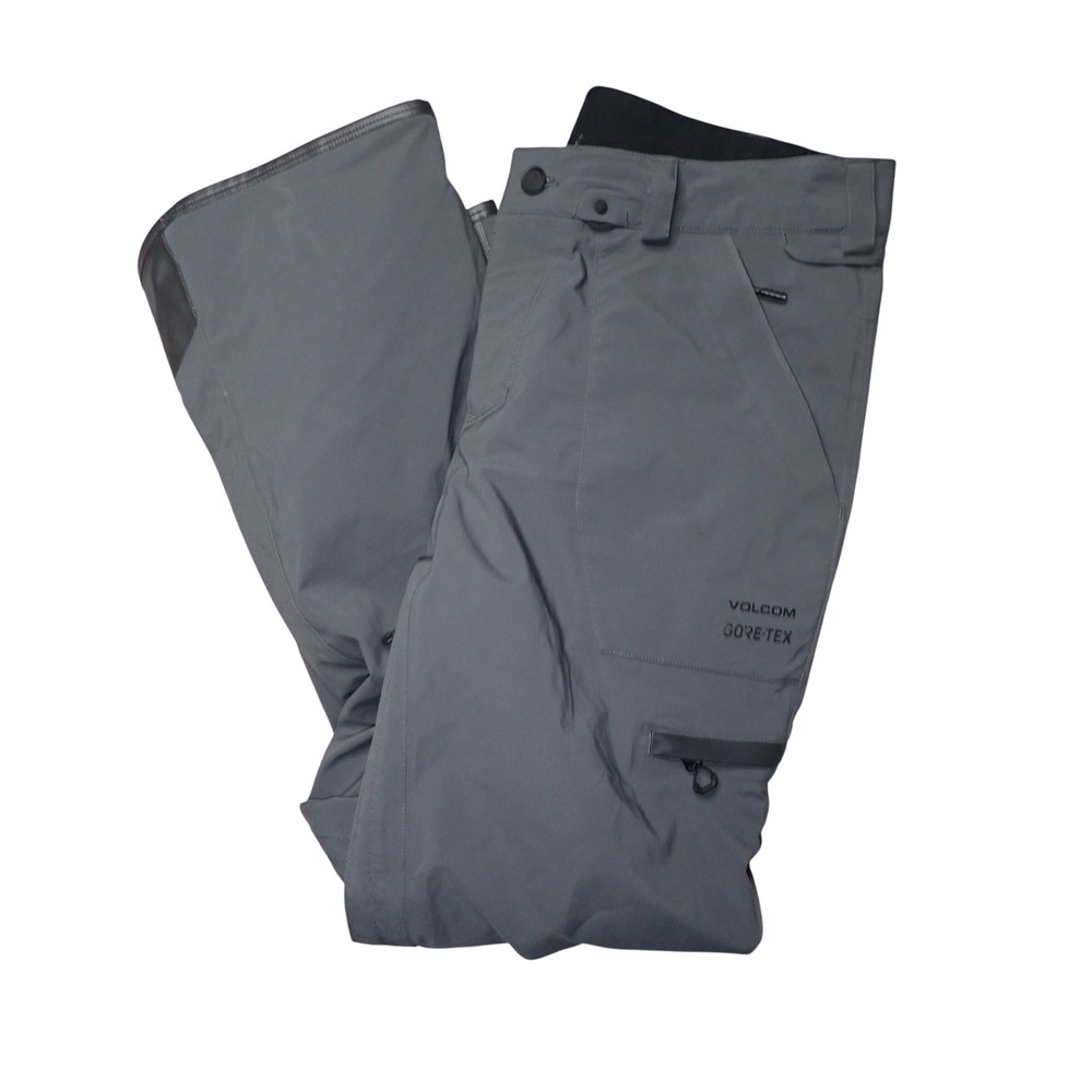 Volcom Men's GORE-TEX Snowboard Pants Grey Size L Ski Winter Waterproof